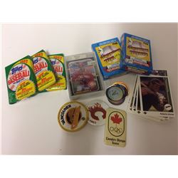 FAN SOUVENIR SPORTS CARDS & PATCHES