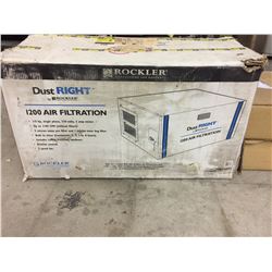 ROCKLER DUST RIGHT 1200 AIR FILTRATION