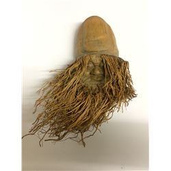 INDONESIAN WALL MASK HAND CARVED