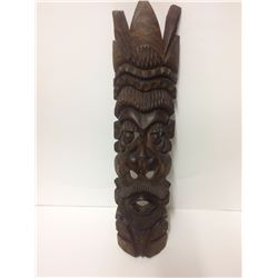 INDONESIAN WALL MASK HAND CARVED