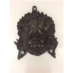 CAST IRON INDONESIAN WALL MASK