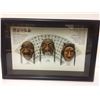 Image 1 : 3 CHINESE OPEA MASKS IN SHADOW BOX DISPLAY