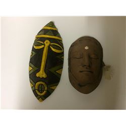 Indonesian Wall Masks, Hand-Carved Wooden