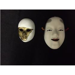Chinese Masks Porcelain Orient Crafts