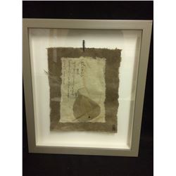 FRAMED ART SIGNED BY ARTIST LUKE RUFFIN (12" X 14)