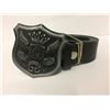 Image 1 : Christian Audigier Belt - Badge Leather in Black