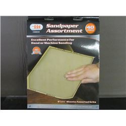 40 piece Sandpaper