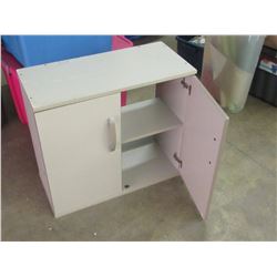 2 door wood cupboard