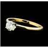 Image 1 : 0.50 ctw Diamond Solitaire Ring - 14KT Yellow Gold