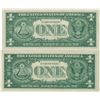 Image 2 : 1957 $1 AU/Unc Silver Certificate Currency Lot of 2