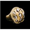 Image 1 : 14KT Yellow Gold 0.50 ctw Diamond Ring