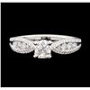 Image 2 : 1.19 ctw Diamond Ring - 14KT White Gold