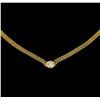 Image 2 : 1.00 ctw Diamond Necklace - 14KT Yellow Gold