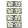Image 1 : 1953 $5 Silver Certificate Currency Lot of 4