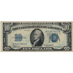 1934 $10 Silver Certificate Currency