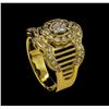 Image 4 : 0.81 ctw Diamond Ring - 14KT Yellow Gold