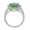 Image 3 : 2.91 ctw Emerald and Diamond Ring - 18KT White Gold