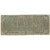 Image 2 : 1864 $10 The Confederate States of America Note T-68 CC