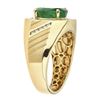 Image 2 : 3.33 ctw Emerald and Diamond Ring - 14KT Yellow Gold