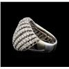 Image 3 : 14KT White Gold 2.10 ctw Diamond Ring
