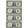 Image 1 : 1957 $1 AU/Unc Silver Certificate Currency Lot of 4