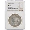 Image 1 : 1902-O NGC MS63 Morgan Silver Dollar