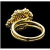 Image 3 : 1.05 ctw Diamond Ring - 14KT Yellow Gold