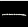 Image 1 : 7.15 ctw Diamond Bracelet - 18KT White Gold