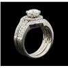 Image 4 : 1.90 ctw Diamond Ring - 18KT White Gold