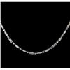 Image 2 : 5.00 ctw Diamond Necklace - 14KT White Gold