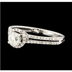 0.80 ctw Diamond Ring - 14KT White Gold