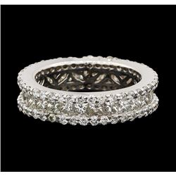 3.50 ctw Diamond Ring - 18KT White Gold