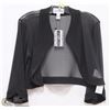 Image 1 : SHRUG - 3/4 SLEEVE MESH BOLERO SIZE 10