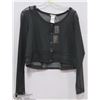 Image 1 : MESH BUTTON UP BOLERO - SIZE XL