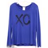 Image 1 : "XO" TSHIRT BLOUSE WITH SQUARE NECK SIZE LRG