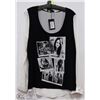 Image 1 : BLOUSE WITH LONG SHEAR SLEEVES SIZE XL