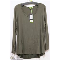 LONG SLEEVE CHIFFON BOTTOM SIZE LARGE