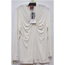 LONG SLEEVE TOPE W/KNOTTED FRONT SIZE MED