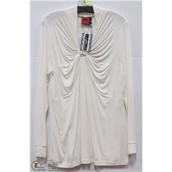 LONG SLEEVE TOPE W/KNOTTED FRONT SIZE LRG