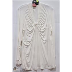 LONG SLEEVE TOPE W/KNOTTED FRONT SIZE XL