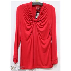 LONG SLEEVE TOPE W/KNOTTED FRONT SIZE MED