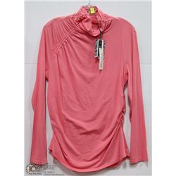 TURTLENECK WITH GATHERED NECK & SIDES SIZE MED