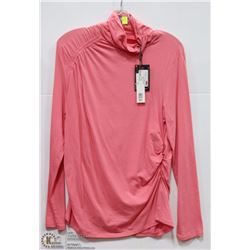 TURTLENECK WITH GATHERED NECK & SIDES SIZE MED