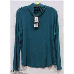 TURTLENECK WITH GATHERED NECK & SIDES SIZE SM