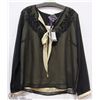 Image 1 : BLOUSE LONG SLEEVE WITH TIE SIZE 8