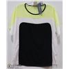 Image 1 : BOXCUT BLOUSE YELLOW/BLACK/WHITE SIZE SM