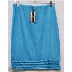 MID LENGTH DISTRESSED DYED SKIRT SIZE SM