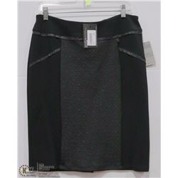 MID LENGTH SKIRT WITH WAFFLE ACCENT SZ SM