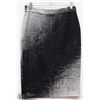 Image 1 : KNEE LENGTH BLACK AND GREY SKIRT SIZE XSM
