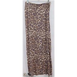 MAXI LEOPARD PRINT SKIRT SIZE SMALL